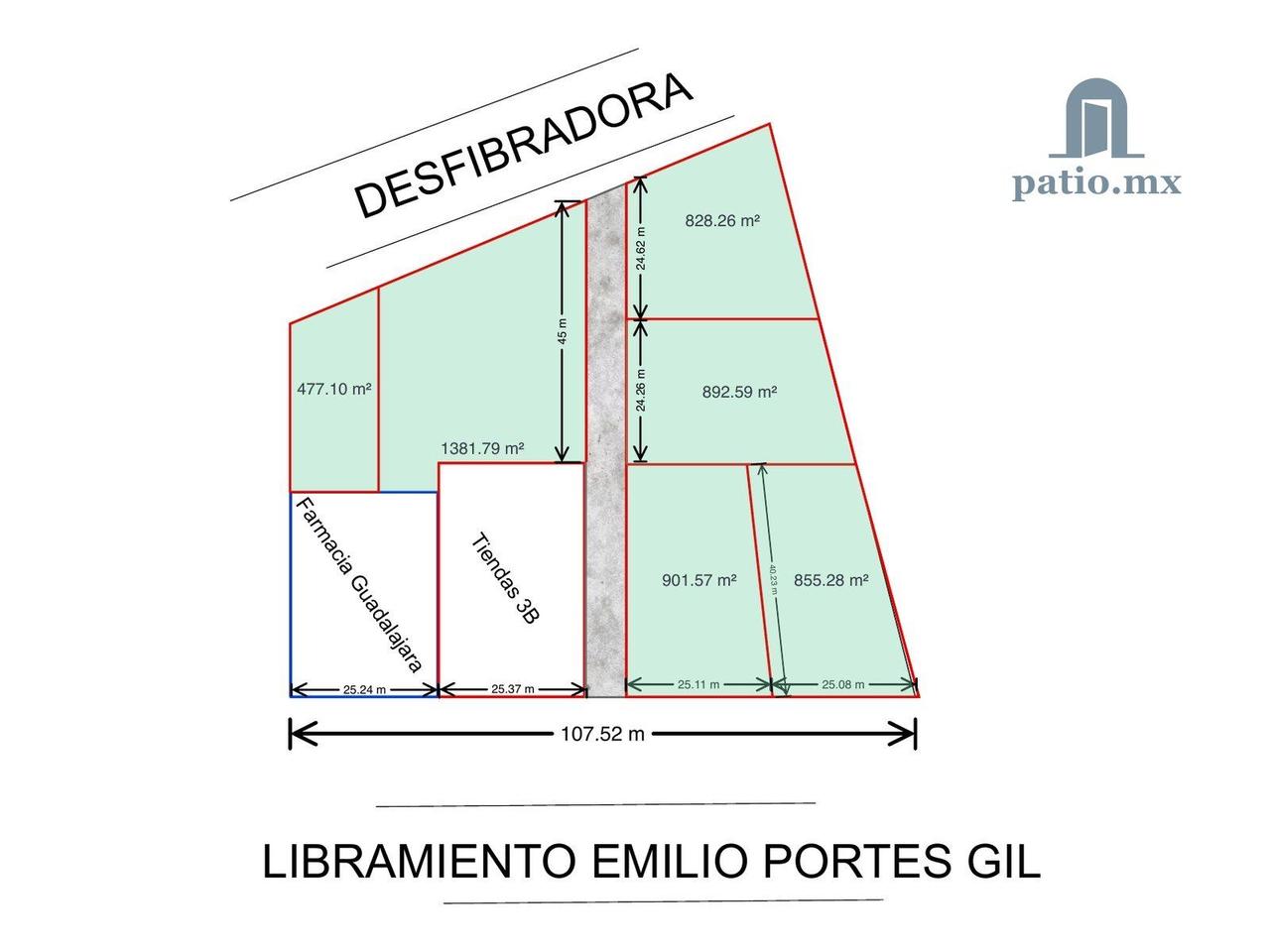 Terreno comercial sobre Portes Gil — foto 4